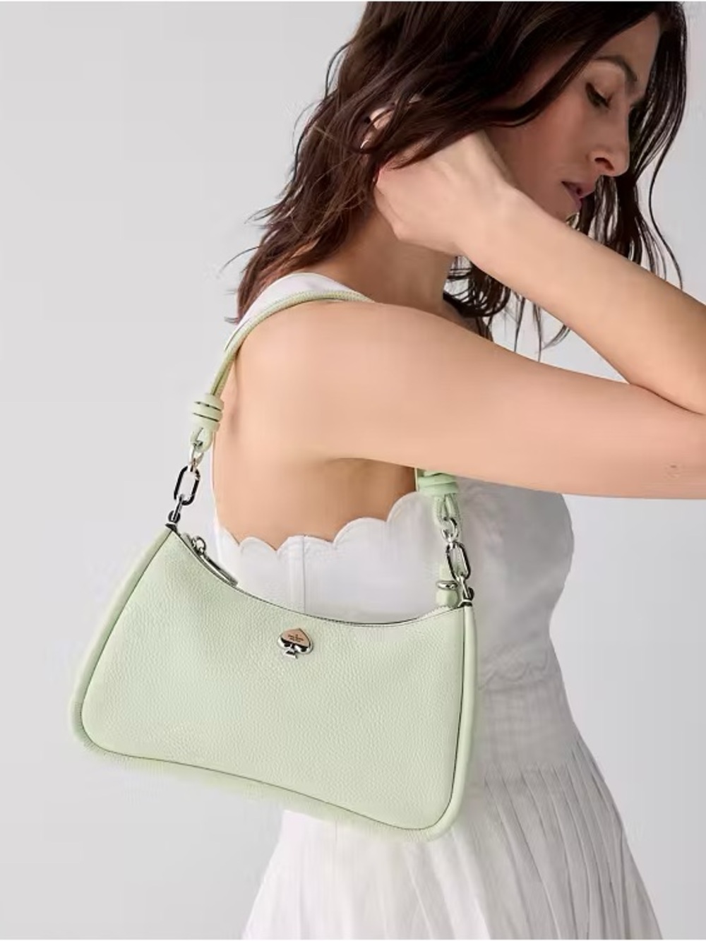 ♠️Kate Spade Kayla Small Convertible Shoulder Crossbody Bag, Lime Frosting NWT - Picture 5 of 5